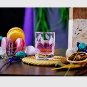 Decocia Karabağ 6 Adet Kahve Yanı Bardağı Sürgün Desenli thumbnail 2