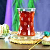 Decocia Nazen 6 Kişilik 12 Parça Çay Seti 175cc Hotpoint Desenli thumbnail 4