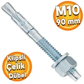 Klipsli Çelik Dübel M10x90 mm thumbnail 1