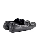 Ancrya Siyah Hakiki Deri Deri Erkek Loafer Ayakkabı thumbnail 4