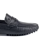 Sardes Siyah Hakiki Deri Erkek Loafer Ayakkabı thumbnail 5