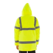 Yüksek Görünürlüklü Reflektörlü Kaban, Fosforlu Sarı -61E366- - 8