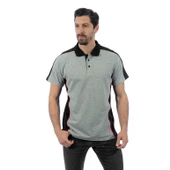 Şensel, Polo Yaka Tişört, Gri-Siyah -136E1482- Tshirt, T-shirt thumbnail 1
