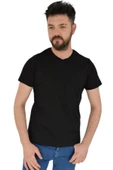 Erkek V Yaka Tişört Penye BGL-ST02801 - 1