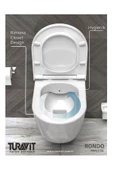Turavit Rnd5512 Rondo Kanalsız Asma Klozet, Nkp Yavaş Kapak - 2