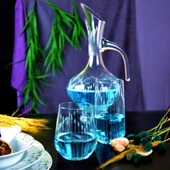 Decocia Kazaan 25 Parça 12 Kişilik  Bardak Seti Bosna Karaflı Vega Desenli thumbnail 2