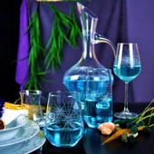 Decocia Kazaan 31 Parça 6 Kişilik Bardak Çeyiz Seti Bosna Karaflı Mira Desenli thumbnail 2