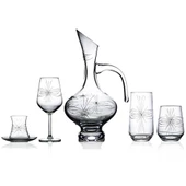 Decocia Kazaan 31 Parça 6 Kişilik Bardak Çeyiz Seti Bosna Karaflı Mira Desenli thumbnail 1