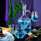 Decocia Kazaan 31 Parça 6 Kişilik  Bardak Çeyiz Seti Bosna Karaflı Vega Desenli thumbnail 2