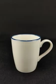 Digithome Blue Rim Porselen Kupa 250 Ml Mavi - TL4029343 C320.003 - 4