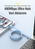 Baseus 120 Cm 2.4A Süper Hızlı USB to iPhone Lightning Şarj ve Data Kablosu, Akıllı Çip Korumalı thumbnail 4
