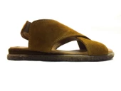 Marine Shoes Hakiki Deri Sandalet Taba-Nubuk 86 706 - 1