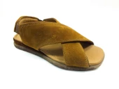 Marine Shoes Hakiki Deri Sandalet Taba-Nubuk 86 706 - 2