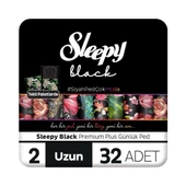 Sleepy Black Premium Plus Günlük Ped Uzun 32 Adet Ped - 1