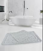 Per Class Pamuklu Kare Kabartma Klozet Takımı - 11