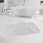 Per Class Pamuklu Kare Kabartma Klozet Takımı - 3