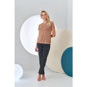 Pjs 24211 Kadın Kısa Kollu Pijama Takımı - 8