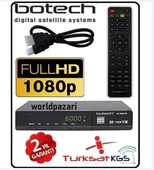 Botech Bs5000 Hd Kasalı Skart Girişli Uydu Alıcısı, Standart - 1