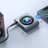 Joyroom JR-CB2 Wireless Transmitter  2'si 1 Arada Kablosuz Verici/Alıcı-Koyu Grı - 2