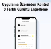Baseus 800mAh Bataryalı Çift Telefon Bağlantılı Mikrofonlu Bluetooth Kulaklık, Gürültü Engellemeli Kulaklık - 3