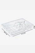 Digithome Çekmece İçi Çatal Kaşık Bıçak Kaşıklık Düzenleyici 37,5 Cm Şeffaf – TRN-109 C320.049 - 2