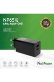 Next NP65W Hızlı Şarj Adaptörü - 1