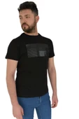 Erkek Baskılı Sıfır Yaka Tişört 2385 BGL-ST02824 thumbnail 6