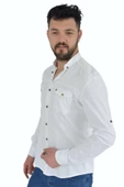 Erkek Spor Gömlek Silim Fit 9714 BGL-ST02723 - 3