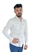 Erkek Spor Gömlek Silim Fit 9714 BGL-ST02723 - 4