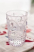 Akrilik Şeffaf Tekli Kısa Bardak & Su Meşrubat Kahve Yanı Bardağı 400 ml ( Cam Değildir ) - 1
