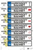 karbonsoft Kişiye Özel Ahşap Dekor Plaka, Araba Plaka, Isimli Plaka, Cam Önü Plakası, Aksesuar Plaka - 5