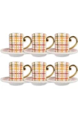Digithome Kosova Porselen 6’lı Kahve Fincan Takımı - KGP-097 C320.049 thumbnail 5