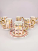 Digithome Kosova Porselen 6’lı Kahve Fincan Takımı - KGP-097 C320.049 thumbnail 2