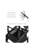 Jusso Pro Max Travel Sistem Bebek Arabası Siyah Füme - 5