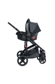 Jusso Pro Max Travel Sistem Bebek Arabası Siyah Füme - 3