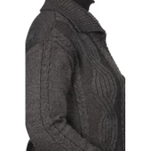 Kadın Füme Düğmeli Hırka - 3