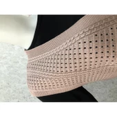 Kadın Pudra Pembesi Merserize Yelek - 4