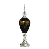 Vitale Amber Silver Kapaklı Vazo 60 cm AK.JE0009 - 1
