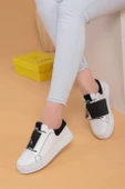 Alvaro Beyaz Siyah Renkli Sneaker - 7