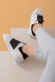 Alvaro Beyaz Siyah Renkli Sneaker - 3