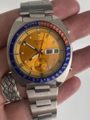 Seiko Pogue Pepsi 39mm Çelik Kordon Erkek Kol Saati 6139-6002 2.El - 3