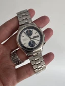 Seiko Panda 40mm Çelik Kordon Erkek Kol Saati 6138-8020 2.El - 6