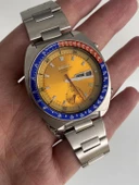 Seiko Pogue Pepsi 39mm Çelik Kordon Erkek Kol Saati 6139-6002 2.El - 2