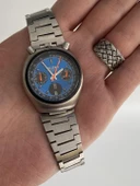 Citizen Bullhead 38mm Çelik Kordon Erkek Kol Saati 67-9143 Mavi 2.El thumbnail 8