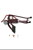 BUFFER® Basınç Göstergeli Ayak Pompası Araba Bisiklet Motor Lastik Pompası - 10