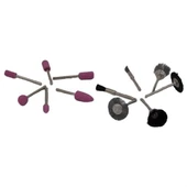 BUFFER® 12li Kalıpçı Taşlama Uçları Seti Tel Fırça Gravür Uçları Seti thumbnail 2