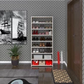 Kenzlife ayakkabılık goya crd 160*70*30 arkalıksız ayakkabı ofis dolabı iki bölme thumbnail 2