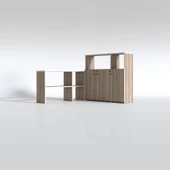 Kenzlife klasör dolabı kilitli alpdem crd 175*120*30 klasörlük kitaplık ofis arkalıksız thumbnail 4