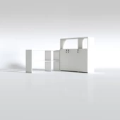 Kenzlife klasör dolabı kilitli alpdem byz 175*120*30 klasörlük kitaplık ofis arkalıksız thumbnail 4