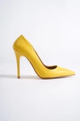 Lapita Sarı İnce Yüksek Topuklu Stiletto thumbnail 2
